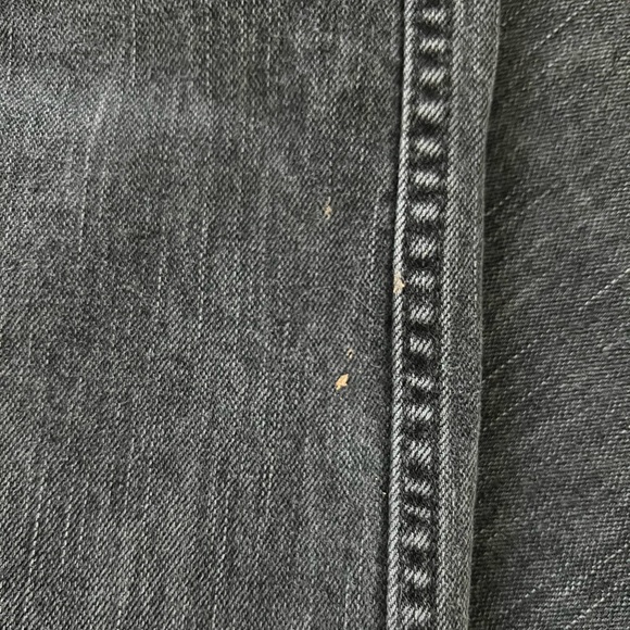 ❌SOLD❌ LEVI STRAUSS & CO 514 dark grey regular fit men’s jeans W 36 L 32 - Picture 5 of 9